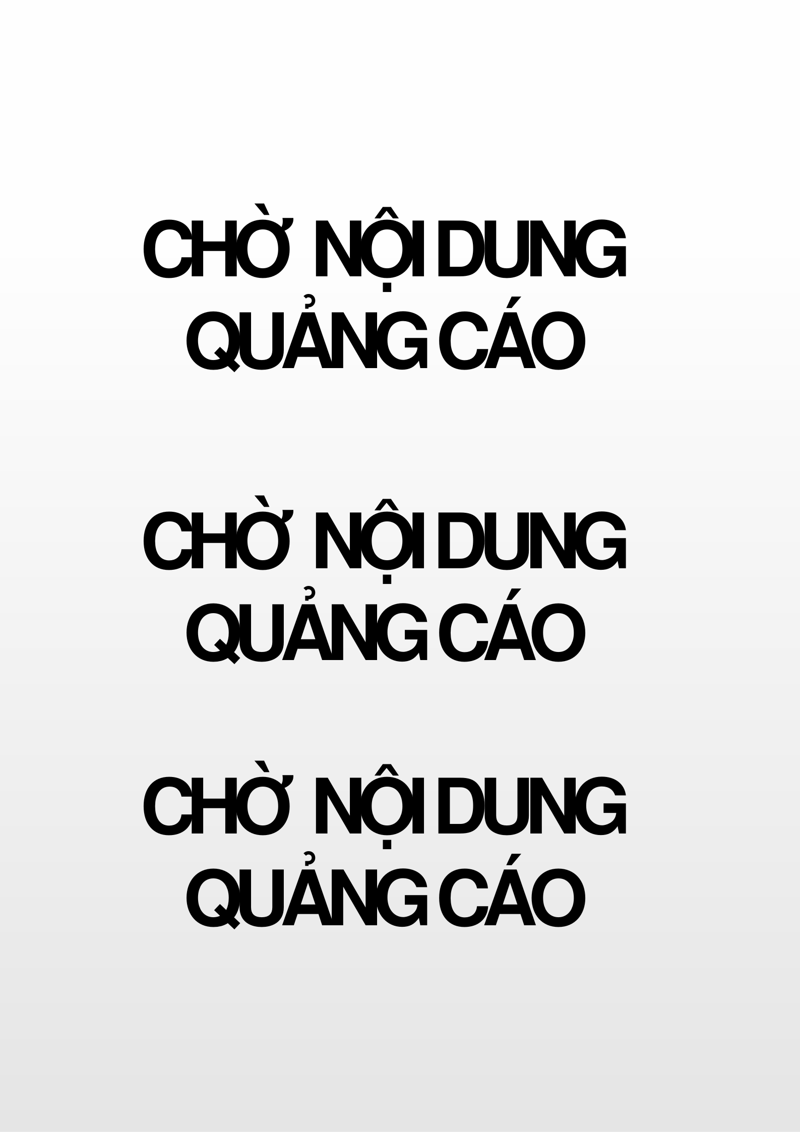 cho noi dung quang cao